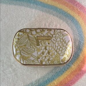 Lilly Pulitzer for Target Gold and White fish embroidered Clutch